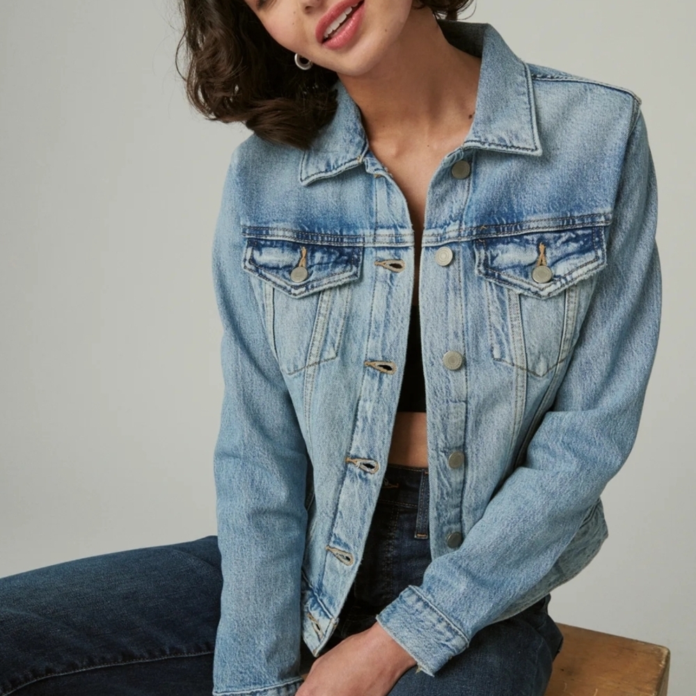 Lucky Brand Light Blue Jean Jacket